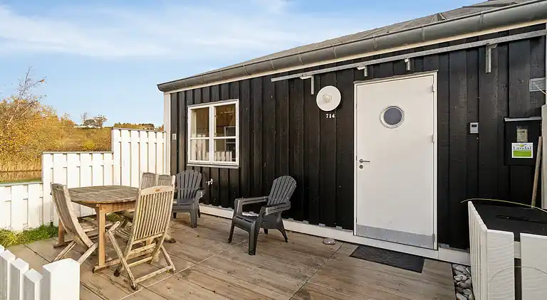 Skøn feriebolig i Øer Maritime Ferieby nær vandet