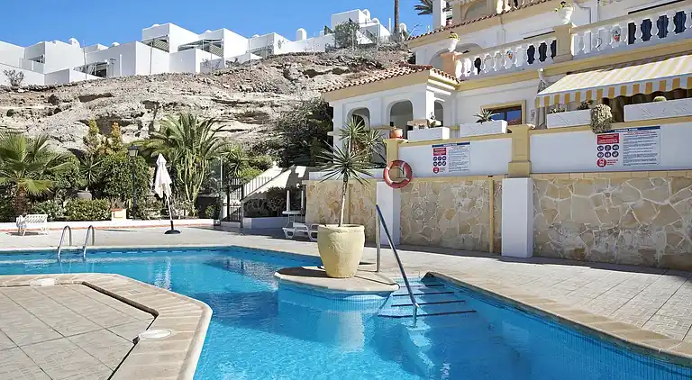 Tenerife South Apartment" with Sea View, Pool & Wi-Fi