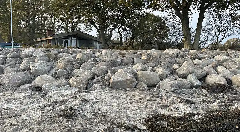 Ferienhaus in 1. Reihe zum schönen Strand