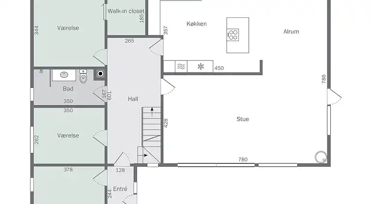 Stor feriebolig med havudsigt i Tejn