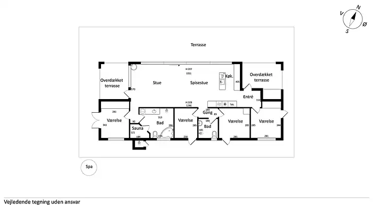 Schönes Ferienhaus mit Meerblick