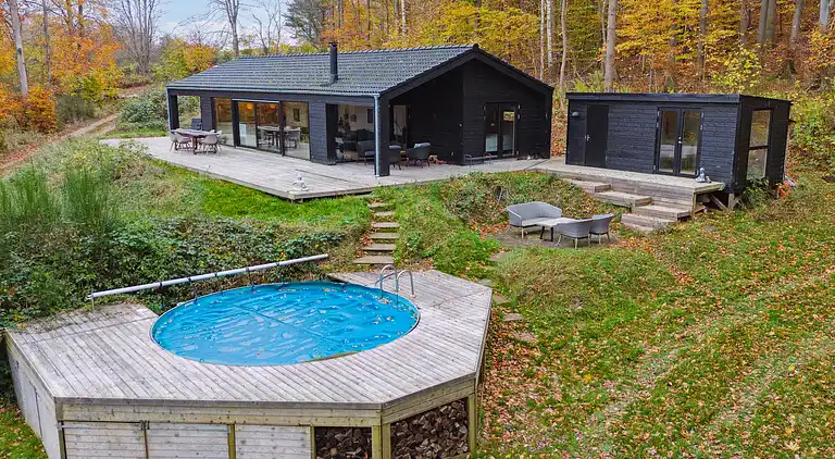 Schönes Ferienhaus mit Meerblick