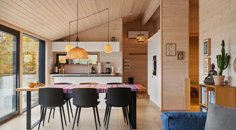 Schönes Ferienhaus mit Meerblick