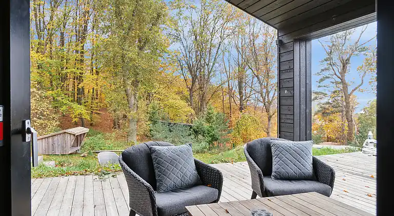 Schönes Ferienhaus mit Meerblick