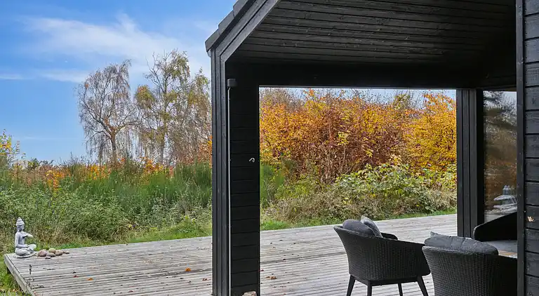 Schönes Ferienhaus mit Meerblick