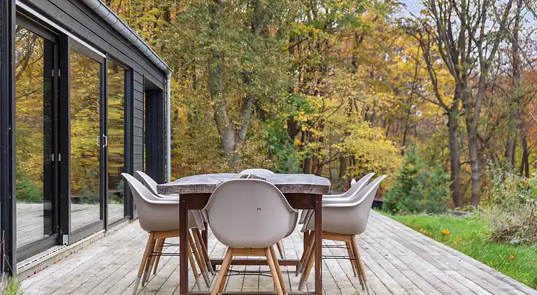 Schönes Ferienhaus mit Meerblick