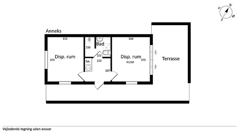 Ferienhaus in erster Reihe zum Isefjord