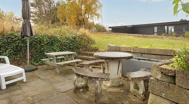 Sommerhus ved Øer Strand