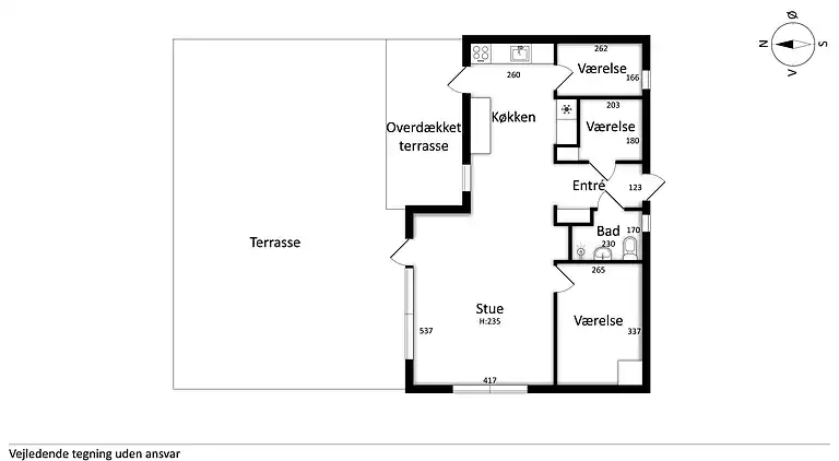 Skønt sommerhus nær Stevns Klint og Rødvig Havn