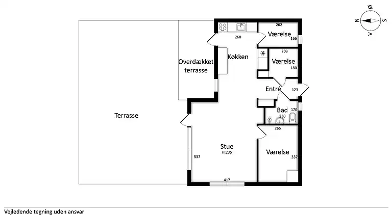 Skønt sommerhus nær Stevns Klint og Rødvig Havn