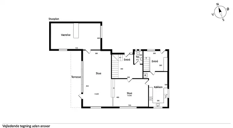 Stort sommerhus i Bandholm på Lolland