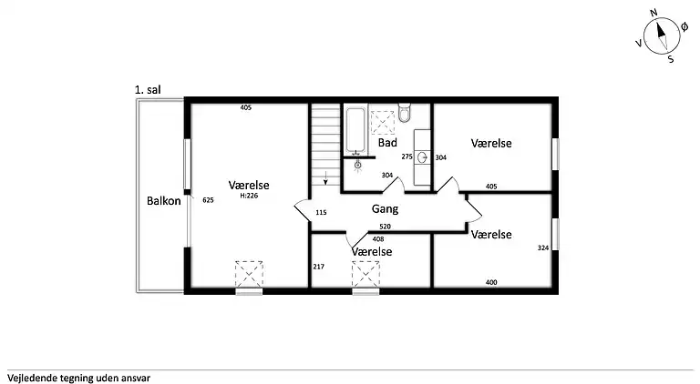 Stort sommerhus i Bandholm på Lolland