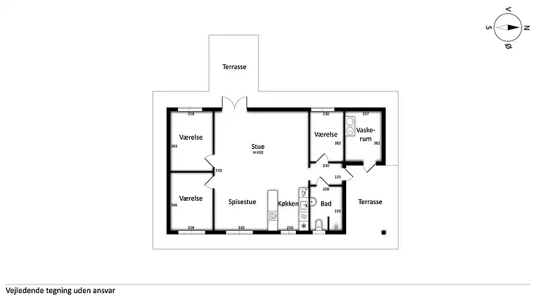 New buil vacation home in Arrild Ferieby