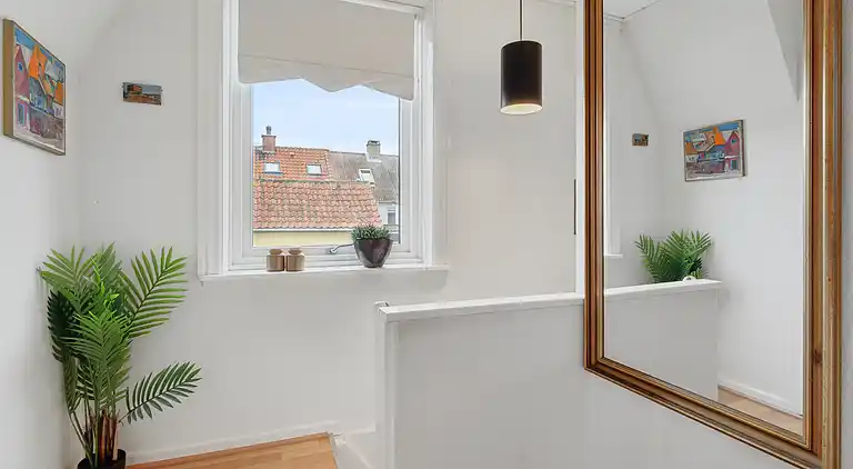 Ferienwohnung am Hafen mit Terrasse und Schuppen