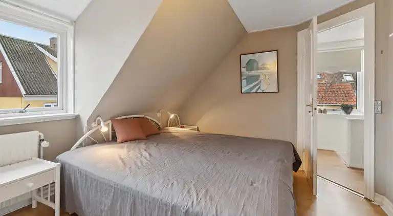 Ferienwohnung am Hafen mit Terrasse und Schuppen