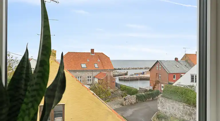 Ferienwohnung am Hafen mit Terrasse und Schuppen