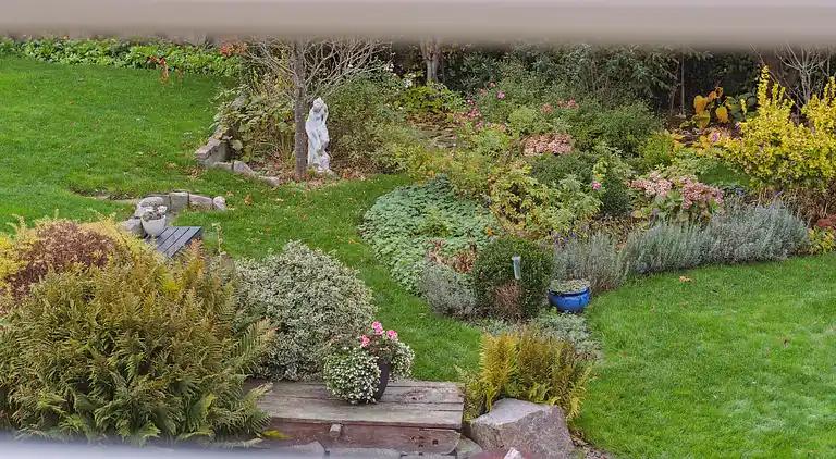 Ferienwohnung am Hafen mit Terrasse und Schuppen