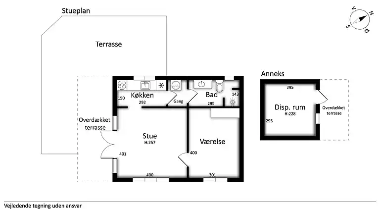 Afslappende feriehus nær vand og Jesperhus