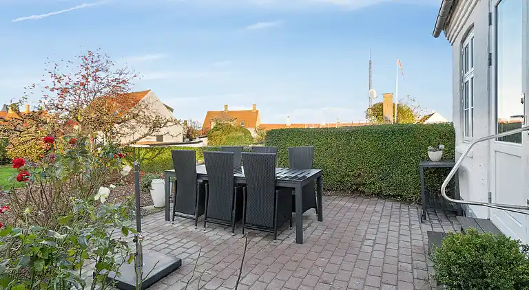 Ferienwohnung am Hafen mit Terrasse und Schuppen