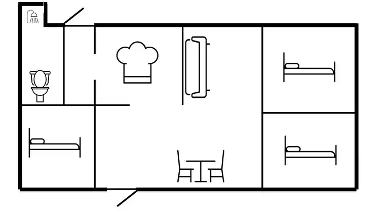 Sommerhus i naturskønt område