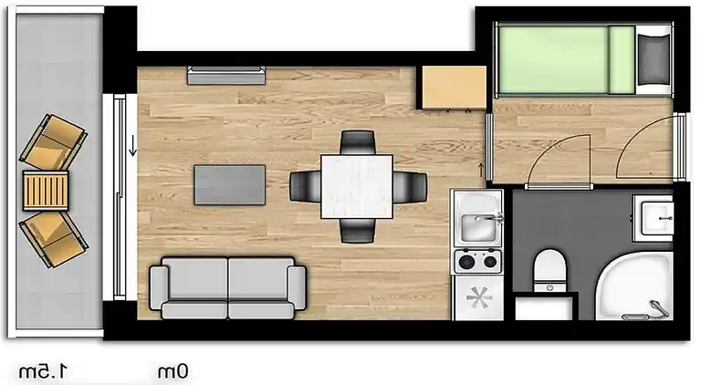 Ferielejlighed i Capécure