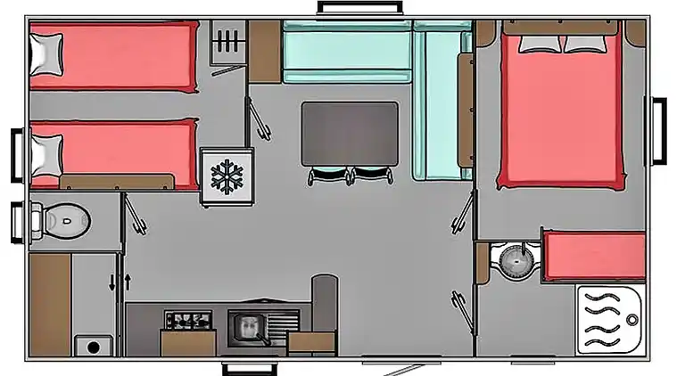 Mobile home near the beaches