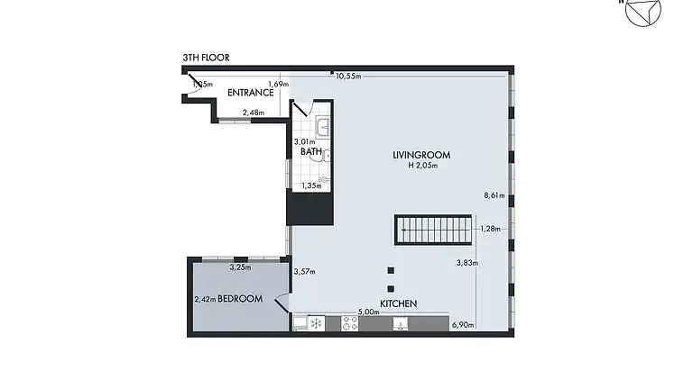 Regent 5 - Große Wohnung mit Terrasse direkt im Zentrum von
