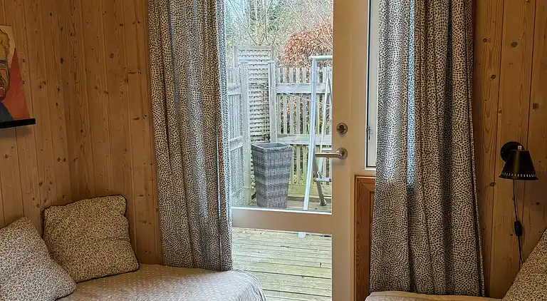 Idyllisches Ferienhaus in Strandnähe