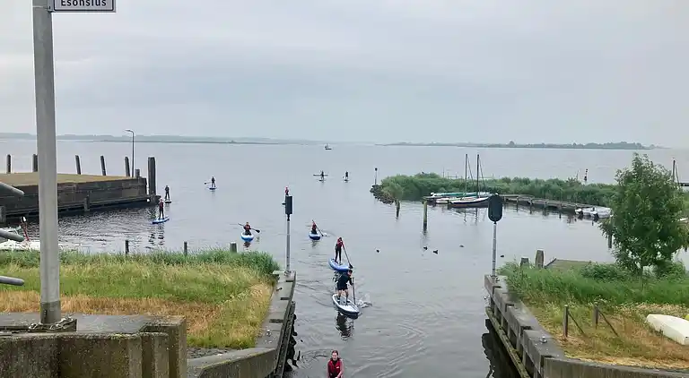 Schönes 6 Pers Grachthaus am Nationalpark Lauwersmeer