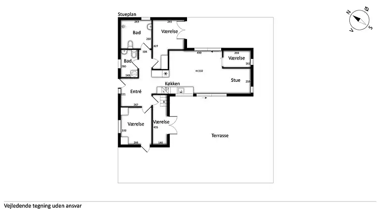 Naturskønt sommerhus med plads til hele familien