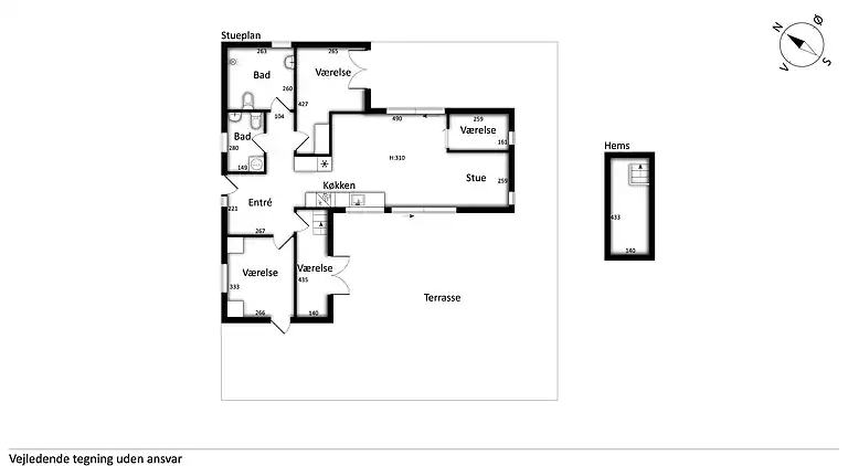 Naturskønt sommerhus med plads til hele familien