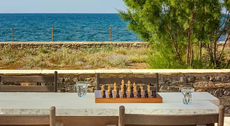 Platanias Beachfront Villa Elsa-90m To Main Square