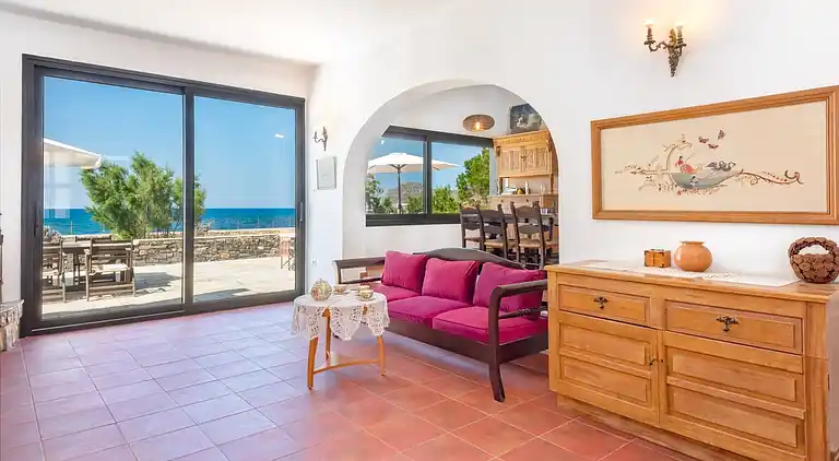 Platanias Beachfront Villa Elsa-90m To Main Square