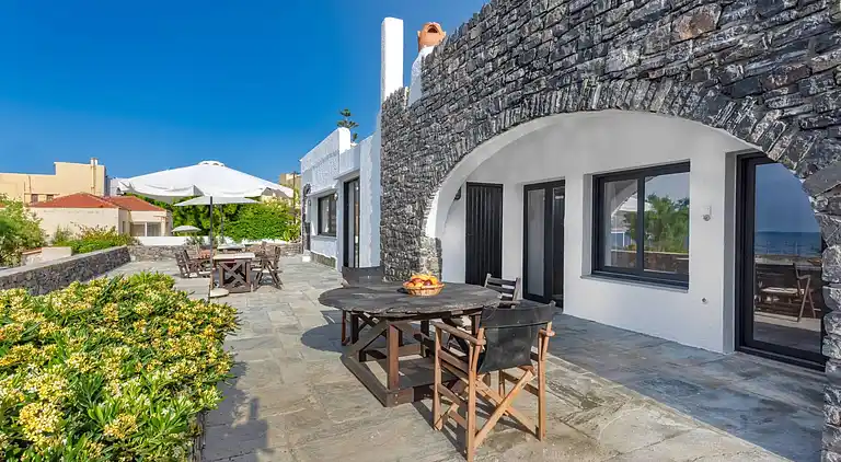 Platanias Beachfront Villa Elsa-90m To Main Square