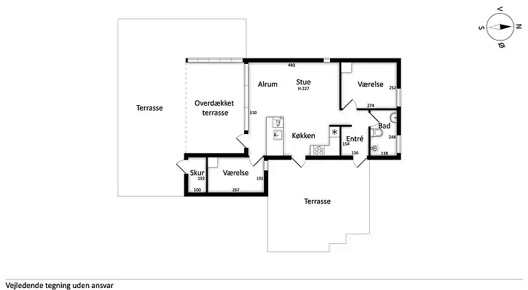 Gemütliches Ferienhaus nahe Strand und Natur