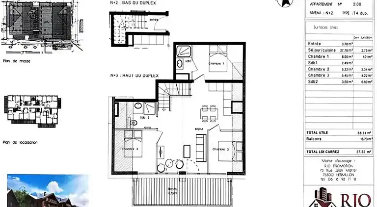 Apartment in Saint-Jean-d'Arves