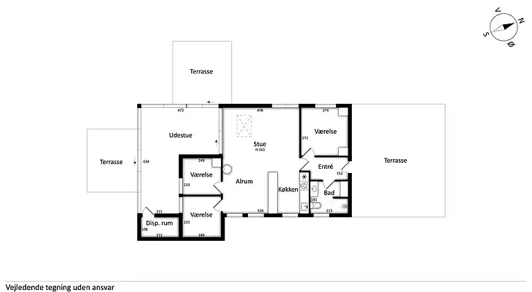 Gemütliches Ferienhaus in Trend