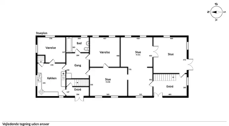 Hyggelig landejendom med gode fiskemuligheder