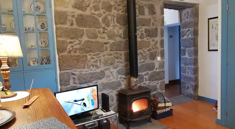 Appartamento vacanze villa in pietra con vista mare nelle