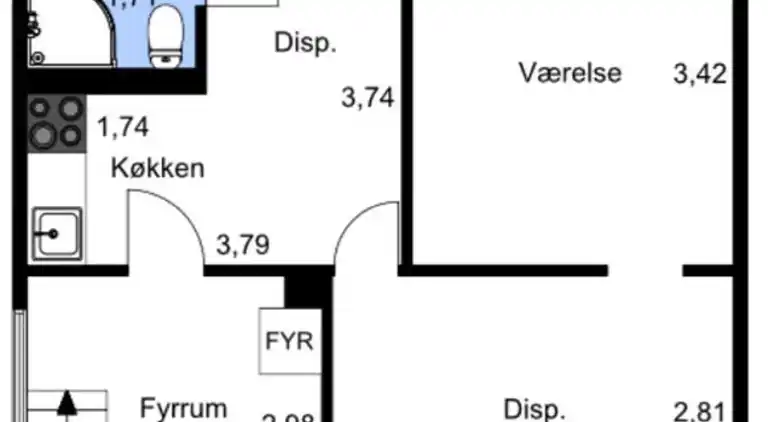 Gemütliche Ferienwohnung am Tejn Hafen