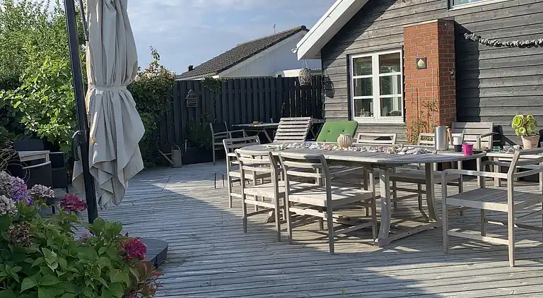 Hyggeligt sommerhus ved Hasmark Strand