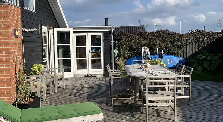 Hyggeligt sommerhus ved Hasmark Strand