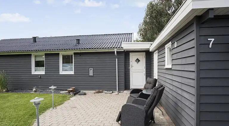 Ferienhaus in strandnähe.