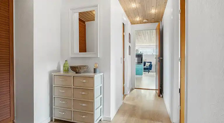 Ferienhaus in strandnähe.