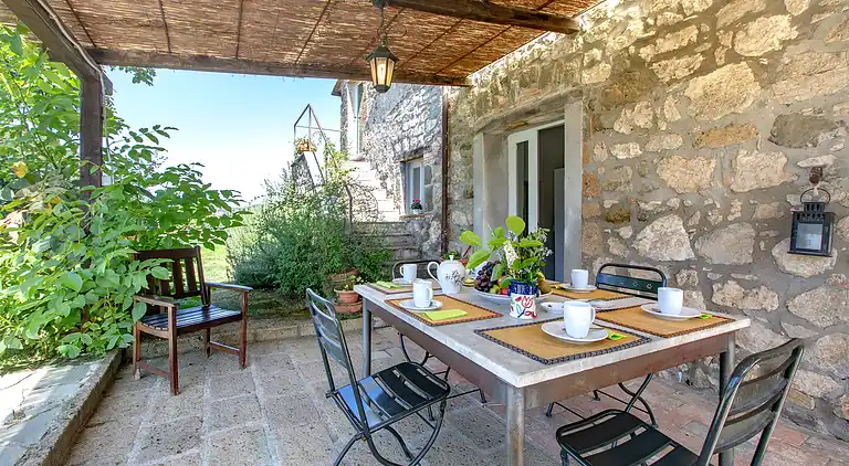 Casa del Piano Valle dei Calanchi vor Civita Di Bagnoregio