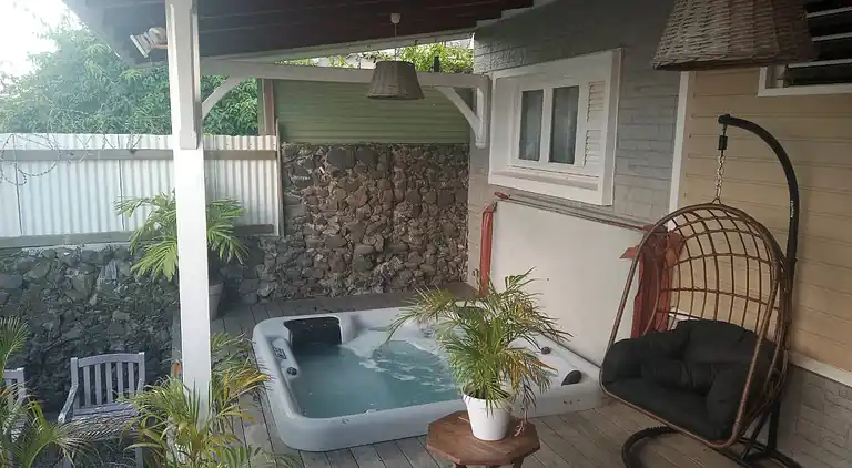 A break is a must at Le Vauclin in your private jacuzzi for