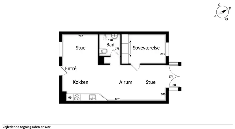 Ferielejlighed i Hejlsminde Badehotel