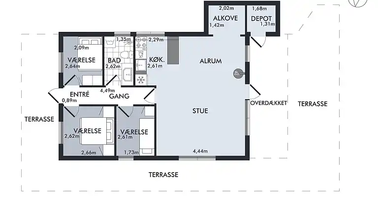 Holiday home in Øer Strand