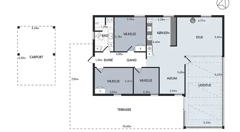 Feriebolig ved Øer Strand