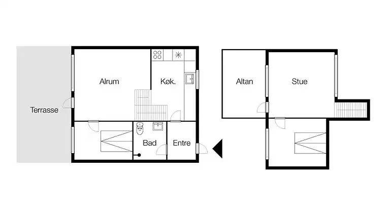 Feriebolig ved Øer Strand